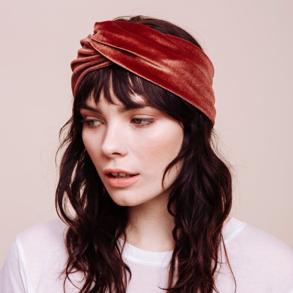 Turban headband - velvet